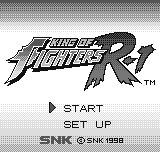 King of Fighters R-1 Title Screen